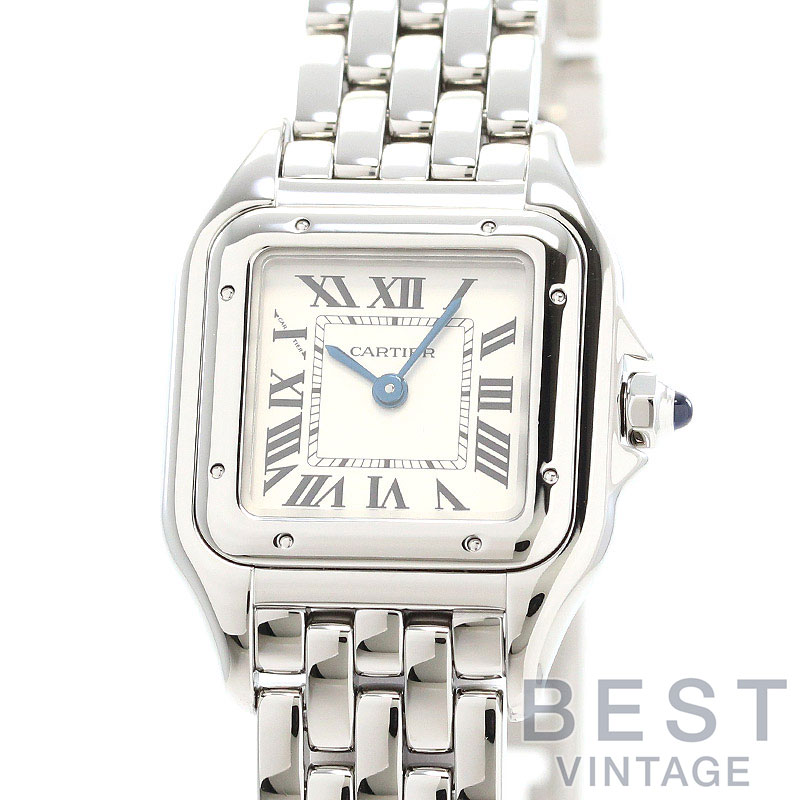 カルティエ 【CARTIER】 パンテールドゥカルティエSM WSPN0006 レディース シルバー ステンレススティール 腕時計 時計 PANTHERE DE CARTIER SMALL MODEL SILVER SS 【中古】のサムネイル