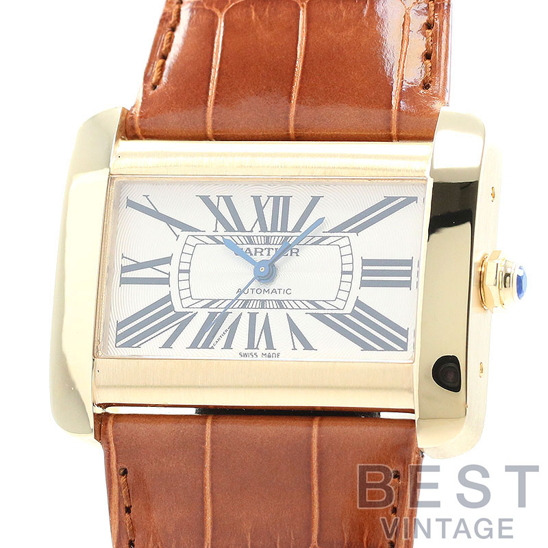 【OH済】 カルティエ 【CARTIER】 タンク ディヴァン LM W6300856 メンズ シル ...