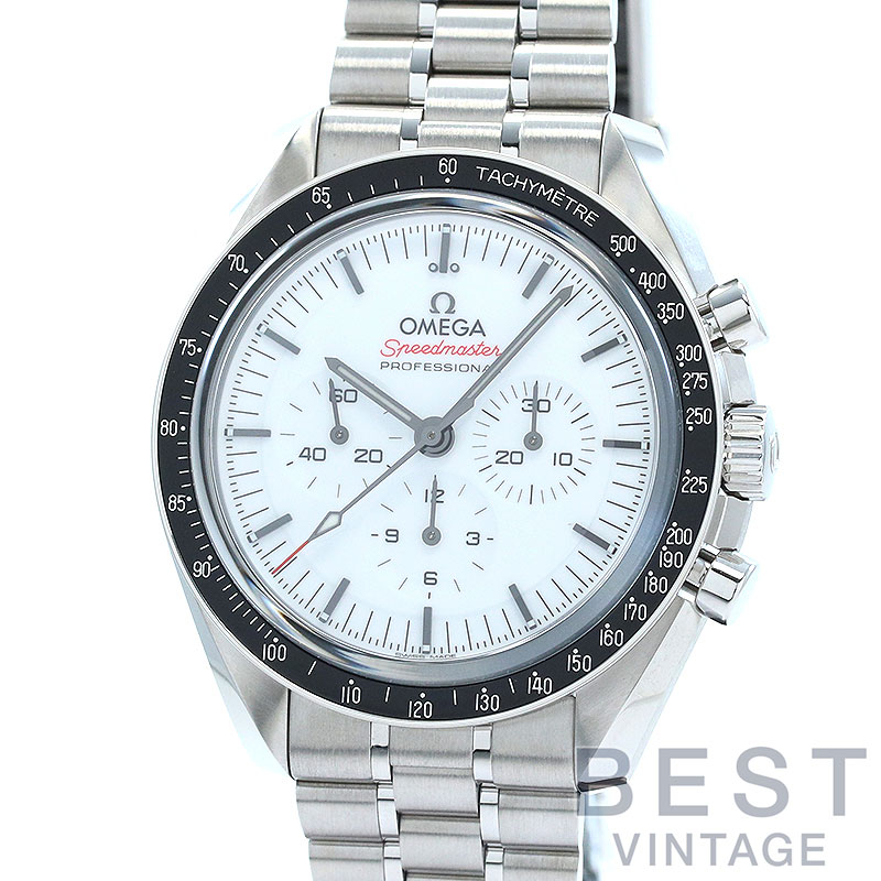 オメガ 【OMEGA】 スピードマスター ムーンウォッチ プロフェッショナル 42MM 310.30.42.50.04.001 メンズ ホワイト ステンレススティール 腕時計 時計 SPEEDMASTER MOONWATCH PROFESSIONAL 42MM WHITE SS 【中古】