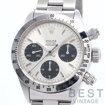 【期間限定クーポン配布中!!】【OH済】ロレックス 【ROLEX】 コスモグラフ デイトナ 6265 メンズ シルバー ステンレススティール 腕時計 時計 COSMOGRAPH DAYTONA SILVER SS ヴィンテージ【中古】【中古】