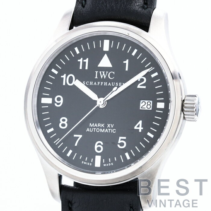 アイダブリューシー 【IWC】 マーク15 IW325301 メンズ ブラック ステンレススティール ...