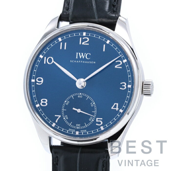 アイダブリューシー 【IWC】 ポルトギーゼ オートマティック40 IW358305 メンズ ブルー ステンレススティール 腕時計 時計 PORTUGUESE AUTOMATIC BLUE SS インターナショナルウォッチカンパニー【中古】