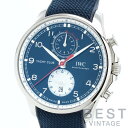 アイダブリューシー 【IWC】 ポルトギーゼ ヨットクラブ クロノグラフ オールバーブラウン IW390704 メンズ ブルー ステンレススティール 腕時計 時計 PORTUGIESER YACHT CLUB ORLEBAR BROWN BLUE SS インターナショナルウォッチカンパニー【中古】