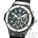 ウブロ 【HUBLOT 】 ビッグバン ブラックマジック 301.CV.130.RX.114 メンズ ブラック セラミック/チタン 腕時計 時計 BIG BANG BLACK MAGIC BLACK CE/TI CERAMIC TITANIUM ダイヤモンドベゼル【中古】