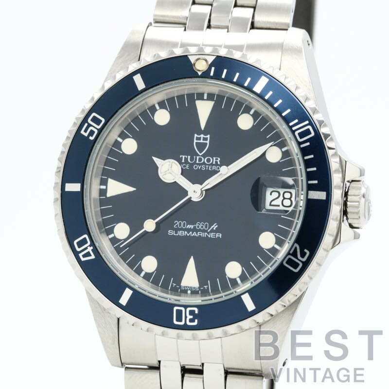 【OH済】チューダー 【TUDOR】 サブマリーナー デイト 76000 メンズ ブルー ステンレススティール 腕時計 時計 SUBMARINER DATE BLUE SS チュードル 青サブ【中古】