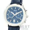 ピアジェ 【PIAGET 】 ポロ クロノグラフ G0A43002 メンズ ブルー ステンレススティール 腕時計 時計 POLO CHRONOGRAPH BLUE SS ポロS【中古】