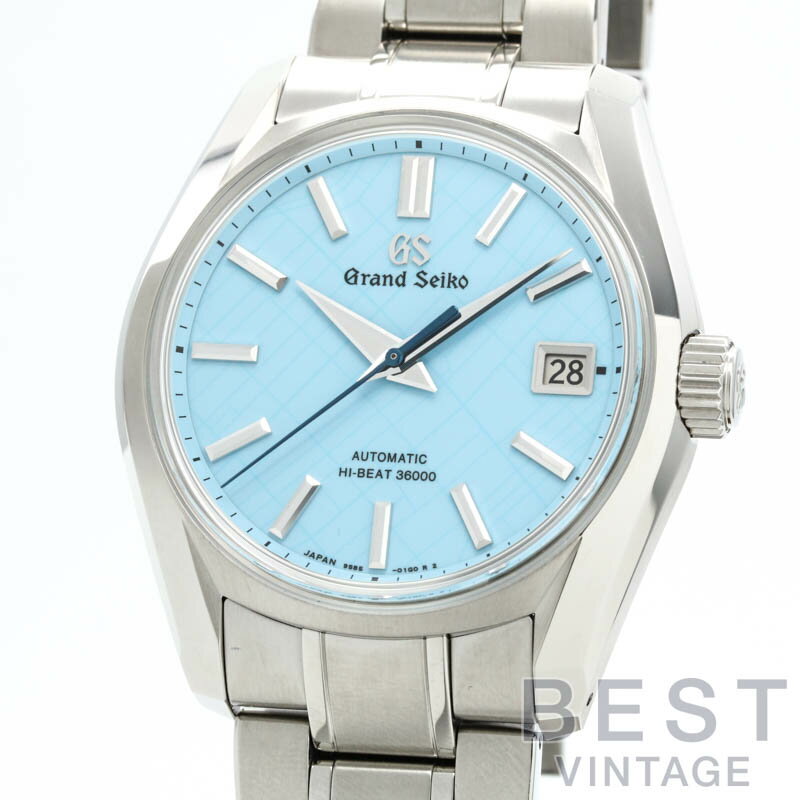 グランドセイコー 【GRAND SEIKO】 メカニカルハイビート36000 銀座限定2022モデル 260本限定 SBGH297(9S85-01H0) メンズ スカイブルー ステンレススティール 腕時計 時計 MECHANICAL HI-BEAT 36000 GINZA LIMITED TO 260 SKY BLUE SS GS【中古】