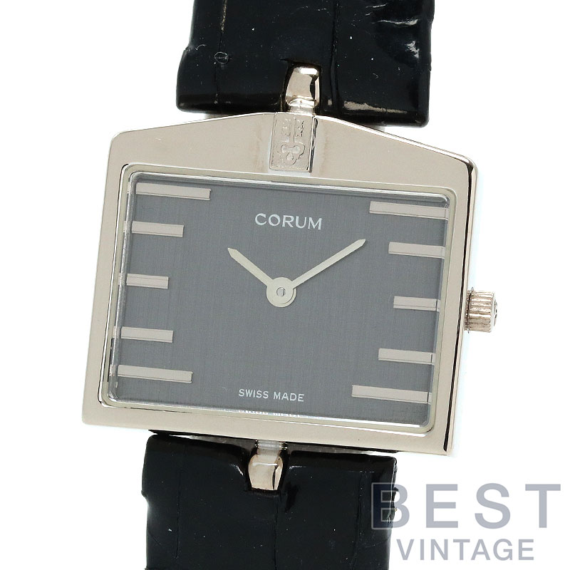 コルム 【CORUM 】 コルム日本発売30周年記念限定モデル - レディース グレー K18ホワイトゴールド 腕時計 時計 CORUM LAUNCH IN JAPAN 30TH ANNIVERSARY LIMITED EDITION GRAY K18WG RR ロールスロイス パルテノン【中古】