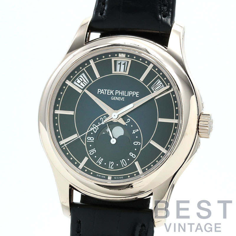 パテック・フィリップ 【PATEK PHILIPPE 】 コンプリケーション アニュアルカレンダー 5205G-013 メンズ ブルーブラックグラデーション K18ホワイトゴールド 腕時計 時計 COMPLICATIONS ANNUAL CALENDAR BLUE BLACK K18WG PPC【中古】