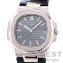 【お買い物マラソン 5/9 20時～ 限定クーポン配布!!】【OH済】 パテックフィリップ 【PATEK PHILIPPE 】 ノーチラス 5711G-001 メンズ グレー K18ホワイトゴールド 腕時計 時計 NAUTILUS GRAY K18WG PP【中古】【中古】