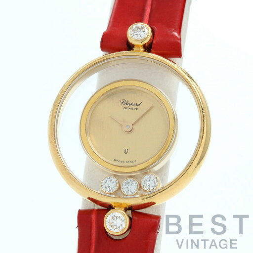 ショパール 【CHOPARD 】 ハッピーダイヤモンド 20/3929 レディース シャンパンゴールド K18イエローゴールド 腕時計 時計 HAPPY DIAMOND GOLD K18YG D3Pムービングダイヤモンド HD 【中古】 ショパール 【CHOPARD 】 ハッピーダイヤモンド 20/3929 レディース シャンパンゴールド K18イエローゴールド 腕時計 時計 HAPPY DIAMOND GOLD K18YG D3Pムービングダイヤモンド HD 【中古】