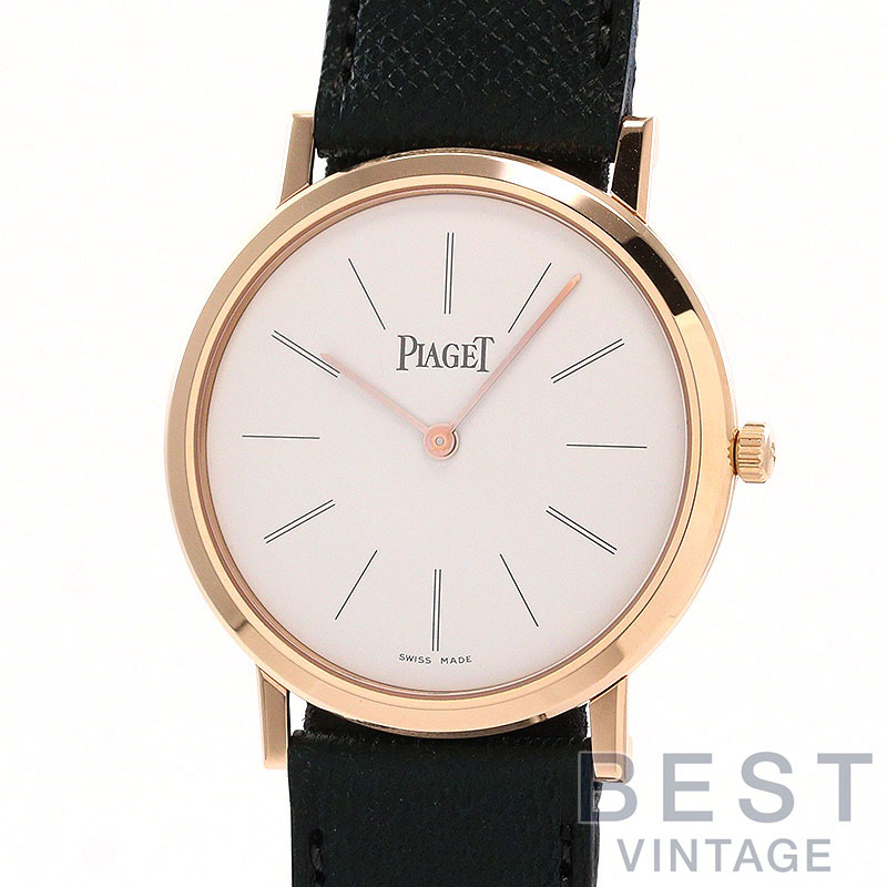 【お買い物マラソン限定クーポン配布中♪】【OH済】 ピアジェ 【PIAGET】 アルティプラノ G0A30509 (P10320) メンズ ホワイト K18ローズゴールド 腕時計 時計 ALTIPLANO WHITE K18RG 【中古】【中古】