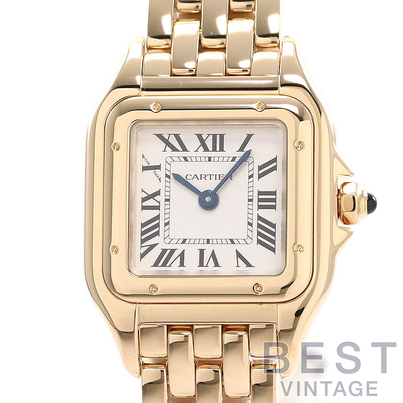 【お買い物マラソン限定クーポン配布中♪】カルティエ 【CARTIER】 パンテール ドゥ カルティエ SM WGPN0059 レディース シルバー K18イエローゴールド 腕時計 時計 PANTHERE DE CARTIER SMALL MODEL SILVER K18YG 【中古】【中古】