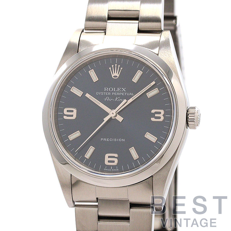 ロレックス ROLEX エアキング 114200 Z番(2007年頃製造) シルバー