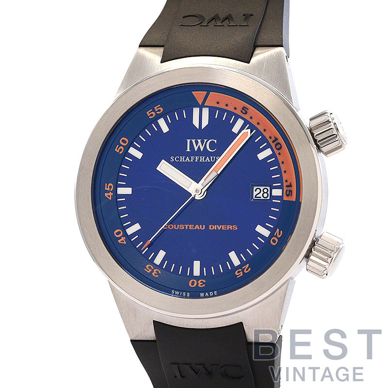 【OH済】 アイダブリューシー 【IWC】 アクアタイマー クストーダイバーズ IW354806 メ ...