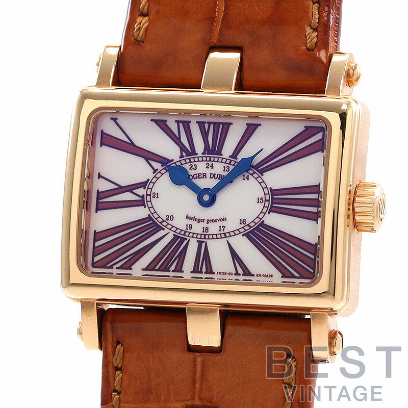 【お買い物マラソン限定クーポン配布中♪】ロジェデュブイ 【ROGER DUBUIS】 トゥーマッチ クォーツ T22.86.5.5.7 (T22 86 5) レディース アイボリー K18ローズゴールド 腕時計 時計 TOO MUCH QUARTZ IVORY K18RG RD【中古】【中古】