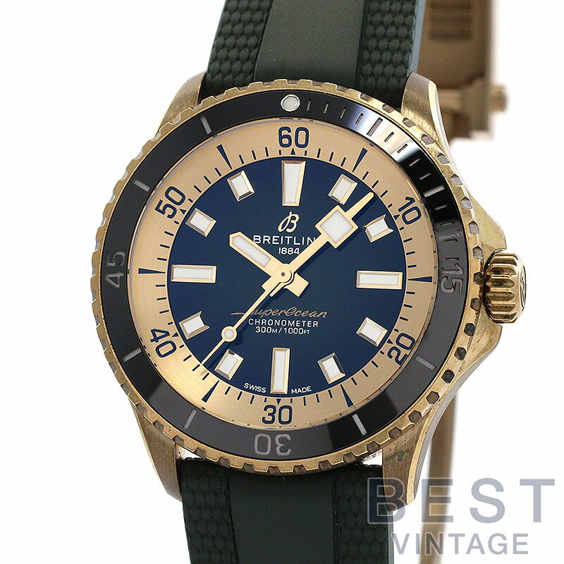 【お買い物マラソン限定クーポン配布中♪】ブライトリング 【BREITLING】 スーパーオーシャン オートマチック 42 N17375201L1S1 メンズ グリーン ブロンズ/セラミック 腕時計 時計 SUPEROCEAN AUTOMATIC 42 GREEN BRONZE/CE 【中古】【中古】