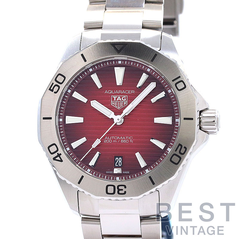 乐天商城 - タグホイヤー 【TAG HEUER】 アクアレーサー プロフェッショナル デイト WBP2114.BA0627 メンズ レッド ステンレススティール 腕時計 時計 AQUARACER PROFESSIONAL 200 DATE RED SS TH【中古】