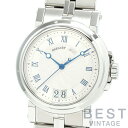 【OH済】ブレゲ 【BREGUET】 マリーン 2 ラージデイト 5817ST/12/SV0 メンズ ...