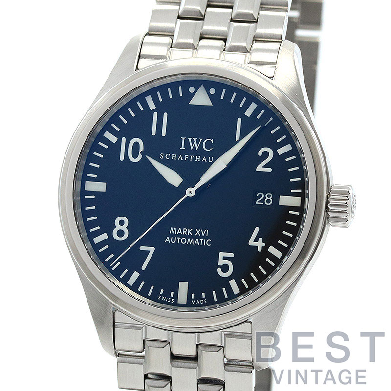 【OH済】 アイダブリューシー 【IWC 】 パイロットウォッチ マーク16 IW325504 メン ...