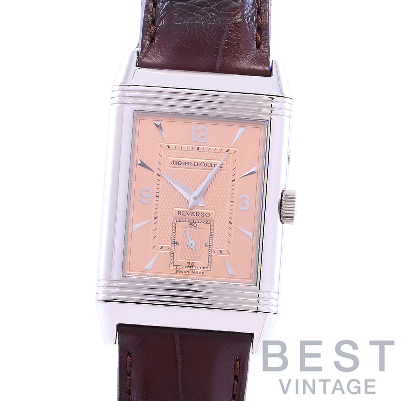 OHѡ 㥬륯 JAEGER-LECOULTRE ٥륽 ǥ奪 2 ʥ&ǥ 270.0.54.A  ԥ/֥å K18ۥ磻ȥ/ԥ󥯥 ӻ  REVERSO DUO2 NIGHT  DAY SALMON PINK/BLACK K18WG/PG ӡJLCš