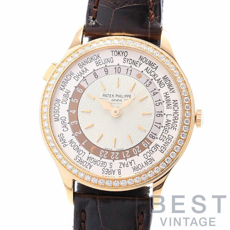 【最大2000円オフ★お買い物マラソン限定クーポン配布中!】【OH済】 パテックフィリップ 【PATEK PHILIPPE】 コンプリケーション ワールドタイム 7130R-013 レディース シルバー K18ローズゴールド 腕時計 時計 COMPLICAT【中古】