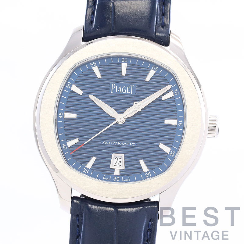 ピアジェ 【PIAGET】 ポロS デイト G0A43001(P11268) メンズ ブルー ステンレススティール 腕時計 時計 POLO S DATE BLUE SS 【中古】