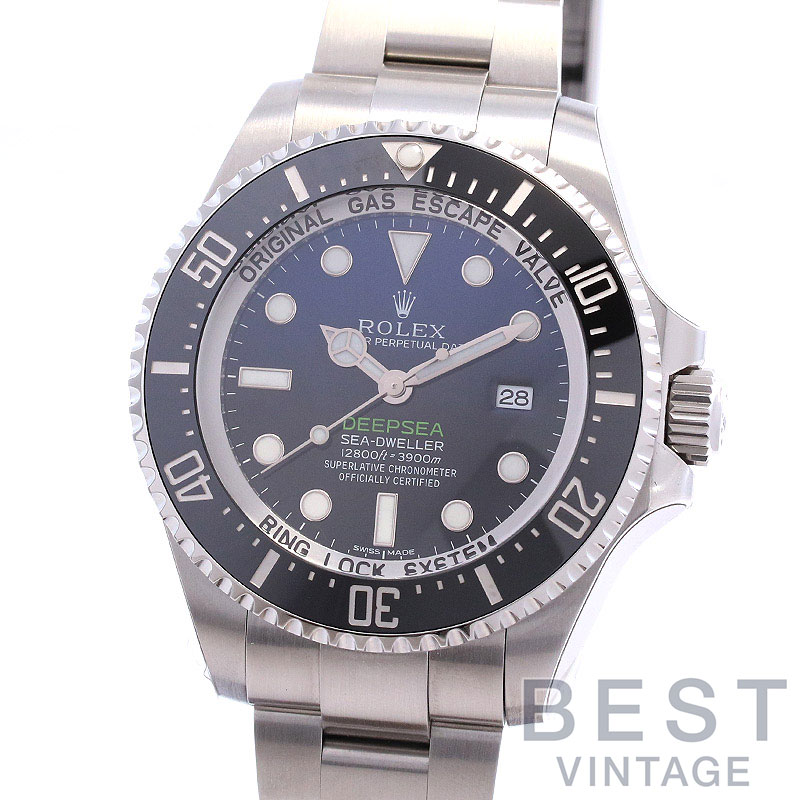 【OH済】 ロレックス 【ROLEX】 シードゥエラー ディープシー 116660(M16660-0003) メンズ ディープブルー ステンレススティール 腕時計 時計 SEADWELLER DEEP SEA DEEP BLUE SS Dブルー【中古】