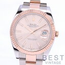 bNX yROLEXz ICX^[p[y`A fCgWXg41 126331(M126331-0009) Y T_Xg K18Go[[YS[h/XeXXeB[ rv v OYSTER PERPETUAL DATE JUST 41 SUNDUST K18RG/SS RryÁz