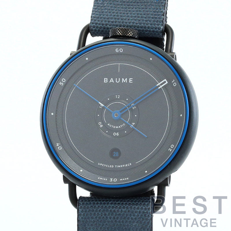 ボーム&メルシェ 【BAUME & MERCIER 】 ボーム オーシャン リミテッドエディション MOA10587 メンズ ブラック 再生プラスチック 腕時計 時計 BAUME OCEAN LIMITED EDITION BLACK PU ボームアンドメルシェ【中古】