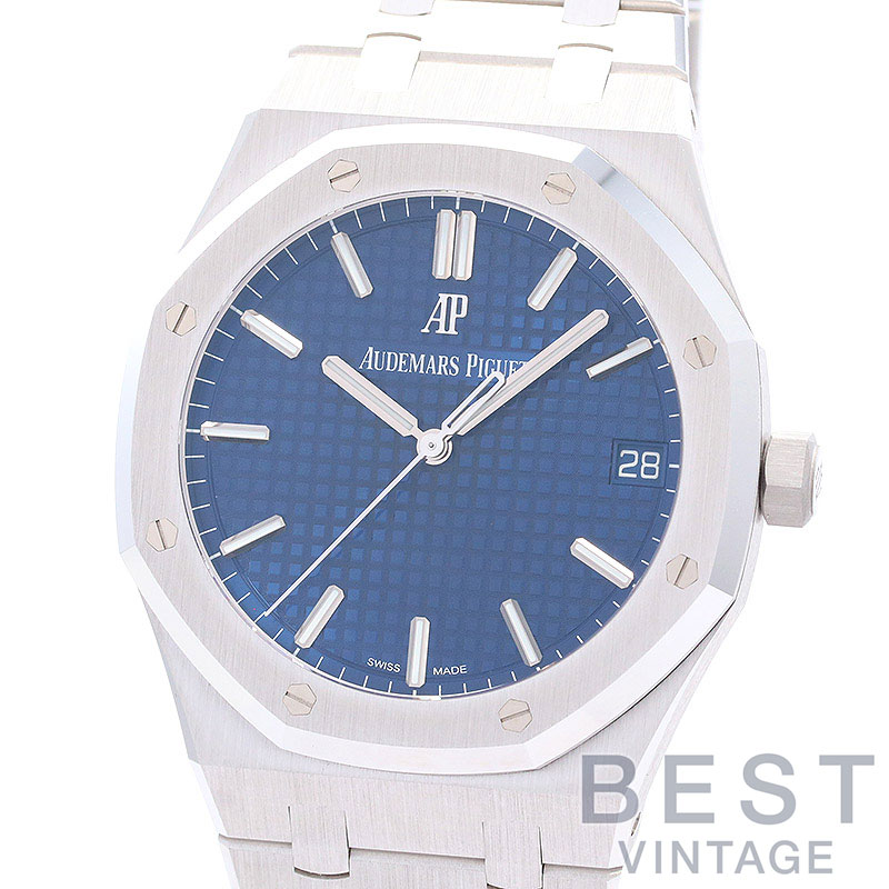 オーデマピゲ 【AUDEMARS PIGUET】 ロイヤルオーク 15503BC.OO.1220BC.01 メンズ ブルー K18ホワイトゴールド 腕時計 時計 ROYAL OAK BLUE K18WG 世界限定3000本 AP オーディマピゲ【中古】