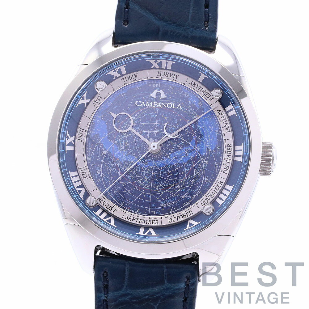 シチズン 【CITIZEN】 カンパノラ コスモサイン CTV57-1231 メンズ ブルー ステンレススティール 腕時計 時計 CAMPANOLA COSMOSIGN BLUE SS 【中古】