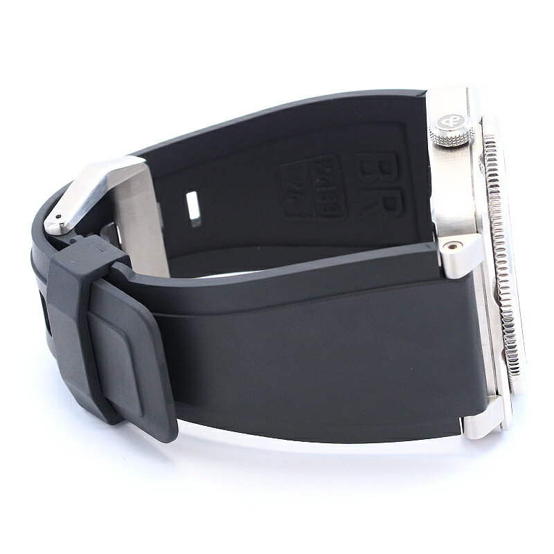 ベル＆ロス 【BELL & ROSS】 BR03-92 タイプ アビエーション BR03-92AVIA-R (BR03-88-S) メンズ ブラック ステンレススティール 腕時計 時計 BR03-92 TYPE AVIATION BLACK SS ベルロス ベルアンドロス【中古】