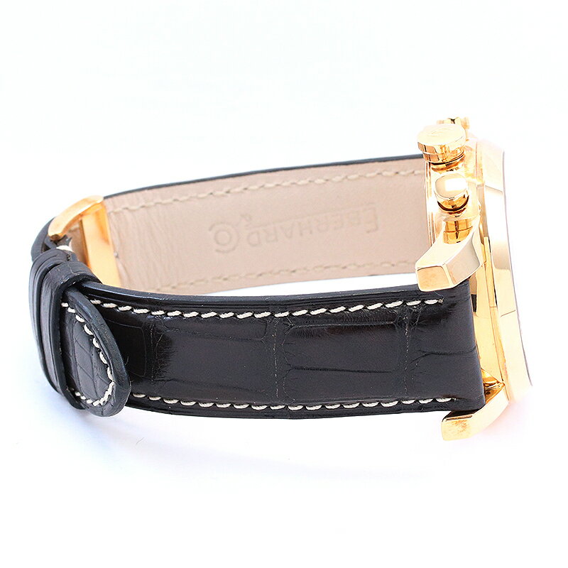 エベラール 【EBERHARD】 クロノ 4 30158.03 OR F19 メンズ ブラック K18ローズゴールド 腕時計 時計 CHRONO 4 BLACK K18RG 【中古】