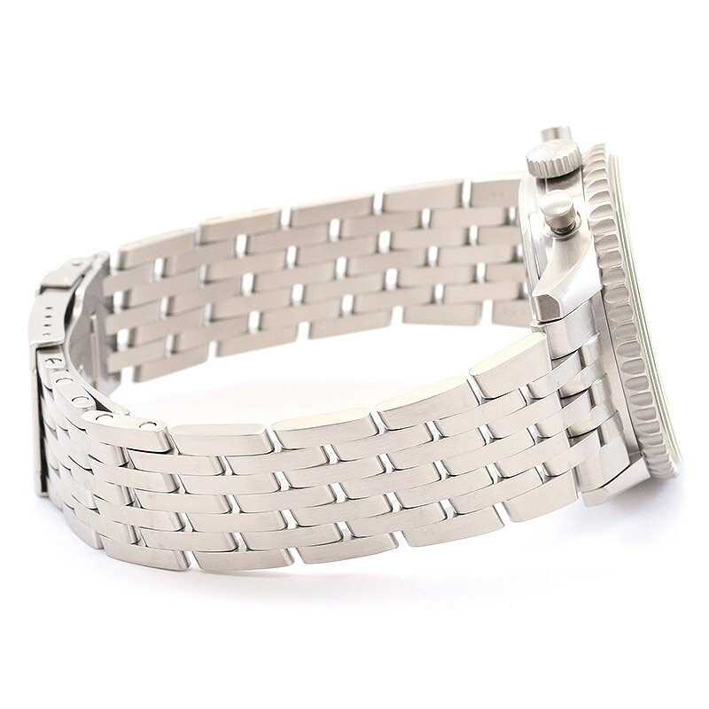 【OH済】 ブライトリング 【BREITLING】 ナビタイマー ファイターズ A1333010/B520/740A (A153BFTNP) メンズ ブラック/シルバー ステンレススティール 腕時計 時計 NAVITIMER FIGHTERS BLACK/SILVER SS 認定中古 CMW【中古】