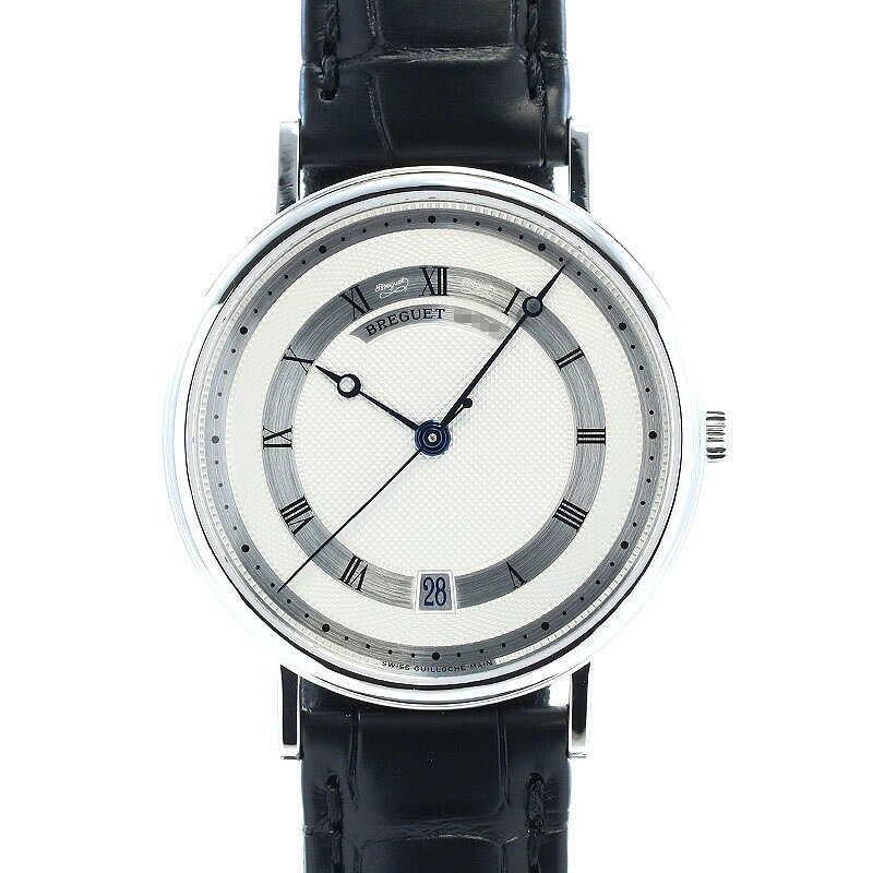 BEST VINTAGEの【OH済】 ブレゲ 【BREGUET】 クラシック 5930 5930BB/12/986 メンズ シルバー K18ホワイトゴールド 腕時計 時計 CLASSIQUE 5930 SILVER K18WG 【中古】｜アングル2