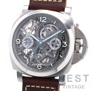 オフィチーネパネライ 【OFFICINE PANERAI 】 ロ シェンツィアート ルミノール 1950 トゥールビヨン GMT PAM00578(OP6992) メンズ スケルトン チタニウム 腕時計 LO SCIENZIATO LUMINOR 1950 TOURBILLON GMT TITANIO TI【中古】