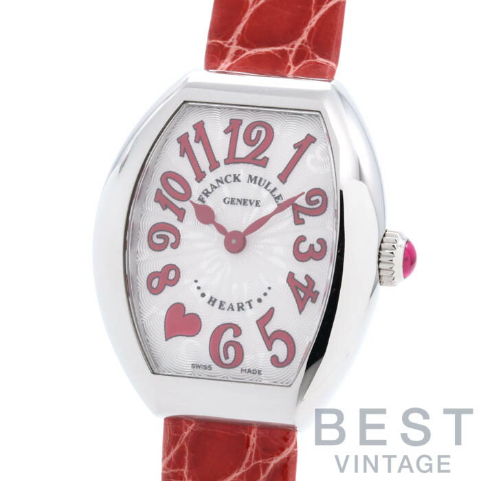 フランクミュラー 【FRANCKMULLER】 ハート トゥ ハート 5002QZC7HJRED レディース シルバー ステンレス 腕時計 時計 Heart to Heart SILVER SS FM【中古】