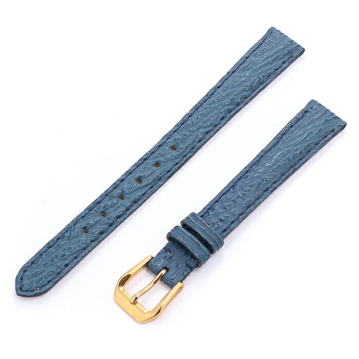 ジャンルソー【JEAN ROUSSEAU】シャークスキン SHARK SKIN 替えバンド 時計バンド 時計ストラップ 幅(取付部側)12mm(尾錠側)10mm アミラル ネイビー AMIRAL NAVY 【アウトレット】【新品】