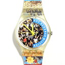 【今だけ!!プレゼント付】スウォッチ 【SWATCH】REGULAR GENTLEMENS' レギュラー メンズ デッドストック DEAD STOCK 【新古品】クォーツ QUARTZ 腕時計 時計 カジュアルウォッチ【中古】(2)