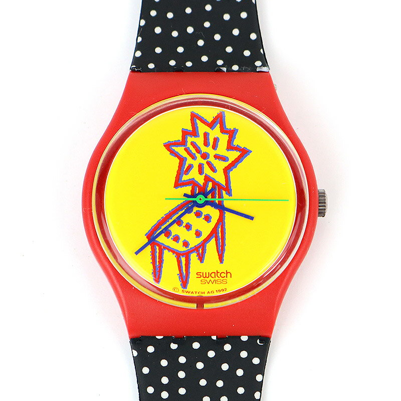 【今だけ!!プレゼント付】スウォッチ 【SWATCH】REGULAR GENTLEMENS' レギュラー メンズ デッドストック　DEAD STOCK 【新古品】クォーツ　QUARTZ 腕時計 時計 カジュアルウォッチ【中古】(2)