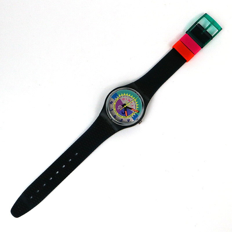 【今だけ!!プレゼント付】スウォッチ 【SWATCH】REGULAR GENTLEMENS' レギュラー メンズ デッドストック　DEAD STOCK 【新古品】クォーツ　QUARTZ 腕時計 時計 カジュアルウォッチ【中古】