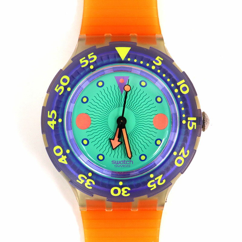 【今だけ!!プレゼント付】スウォッチ 【SWATCH】 SCUBA200　スクーバ200　デッドストック　DEAD STOCK 【新古品】クォーツ　QUARTZ 腕時計 時計 カジュアルウォッチ【中古】