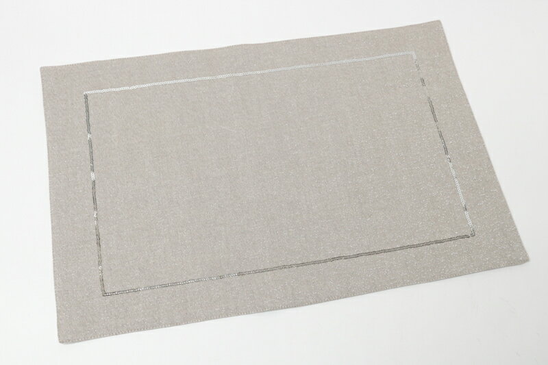 Caspari コットン　ランチョンマット 12枚プレースマットスタイリッシュ マット エレガント キラキラ 上品 食卓の彩り 北欧 長持ち テーブルウエア ホテル使用