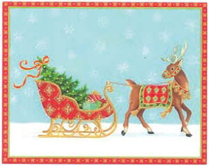 カスパリ 輸入クリスマスカード おしゃれ 北欧 好きにも アメリカ 素敵 可愛い 高品質 シーズングリーティング スイスプリント