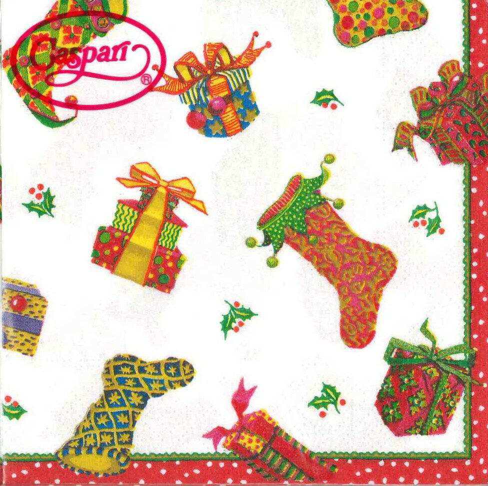 Caspari カスパリ ペーパーナプキン カクテルサイズ 25x25cm デコパージュ おしゃれ テーブルコーディ..