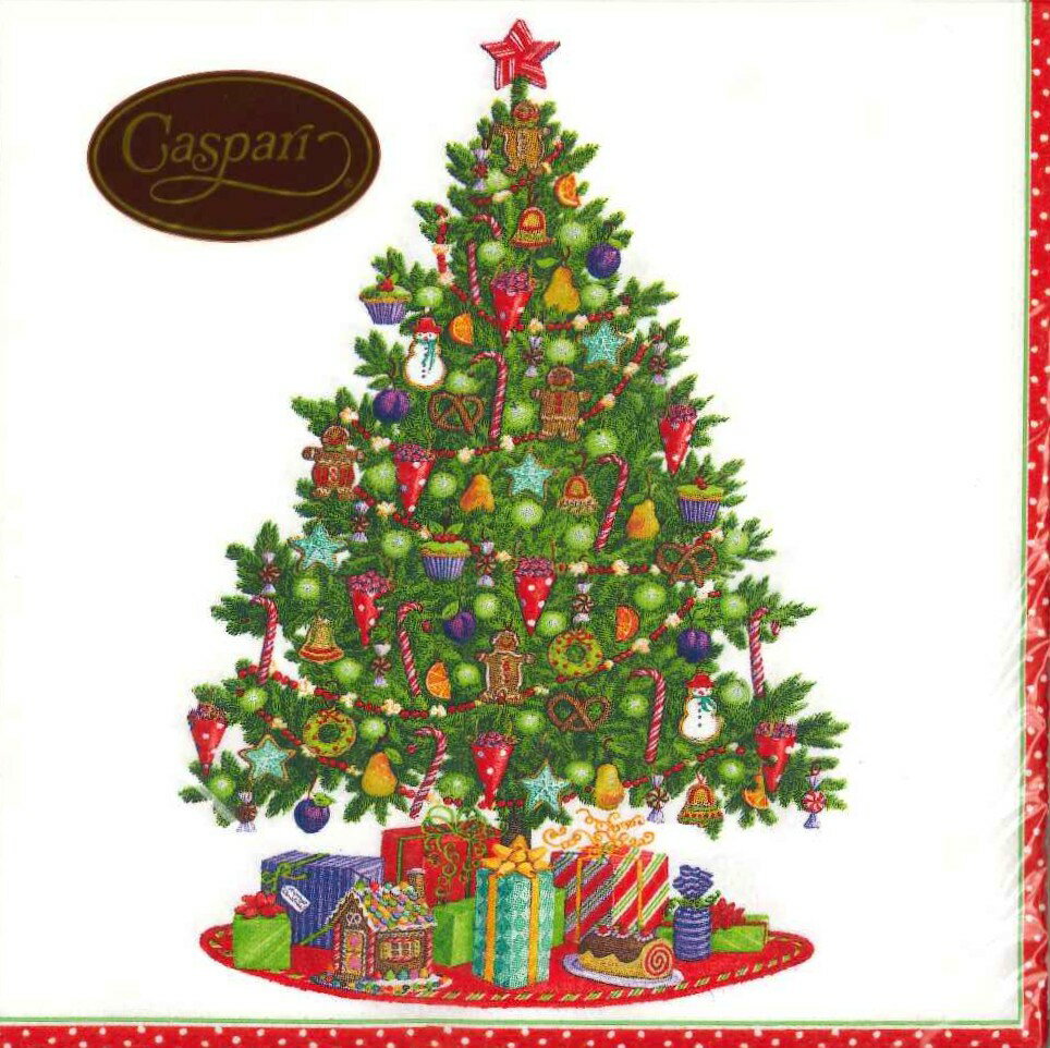 Caspari カスパリ ペーパーナプキン ランチサイズ 33x33cm 20枚入 デコパージュ おしゃれ テーブルコー..