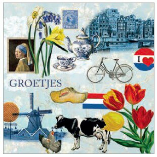 Ambiente アンビエンテ ペーパーナプキン ランチサイズ 33x33cm 20枚入 デコパージュ おしゃれ テーブ..