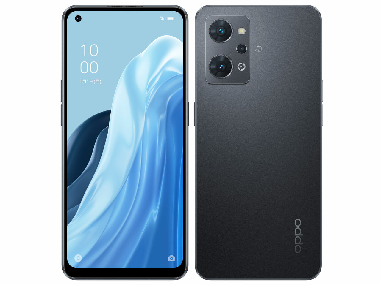 [国内版SIMフリー][新品未使用] OPPO Reno7 A 128GB[スターリーブラック]「OPG04」 AU/UQ版通電動作確認済 白ロム スマホ 本体