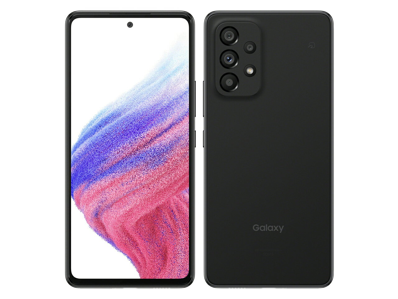中古 Aランク 「新品未使用品/国内版SIMフリー 」Galaxy A53 5G SCG15 オーサムブラック au版 白ロム スマホ 本体 美品